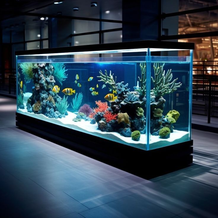 Aquarium algae, elements of flora in fishbowl