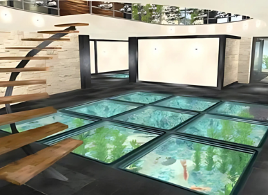 Floor Aquarium In Gurgaon, Noida, Delhi NCR